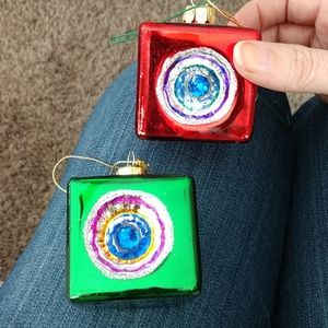 Set of Christmas ornaments